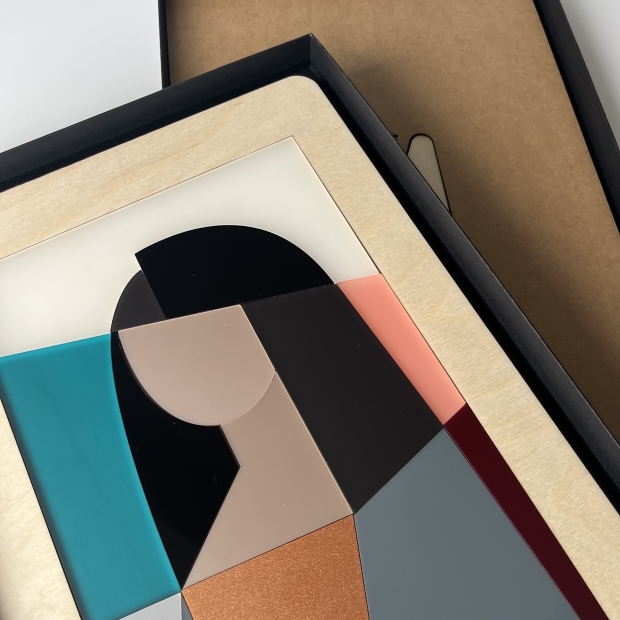 mona lisa art puzzel gift